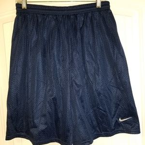 Nike old school Dark blue mesh shorts Large NEW